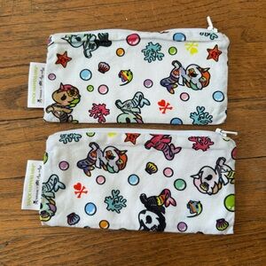 Tokidoki X Itsy Bitsy X Snack Happens Mini Zip Bags Bundle of 2